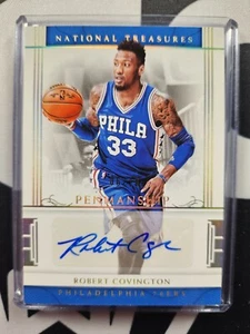2016-17 Panini National Treasures Robert Covington Penmanship Auto #35 Gold 6/10 - Picture 1 of 2