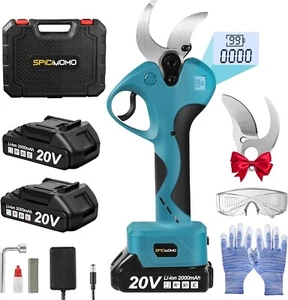 Electric Pruning Shears - 40mm Max Cutting Diameter, Cordless Pruner Shears wit - Picture 1 of 9