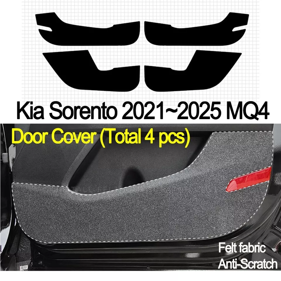[Express] Door cover Anti-Scratch Felt Cover 4pcs for Kia Sorento 2021~2025 MQ4 - Image 1 of 4
