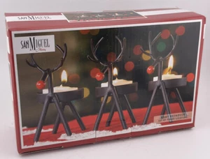 Soportes de luz verde azulada para bebés San Miguel, juego de 3, nuevos en caja - Imagen 1 de 5