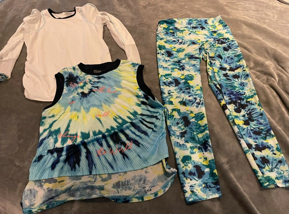 Tênis Lucky In Love Feminino 3 Peças Manga Longa-L, Regata-M, Leggings-M - Imagem 1 de 4