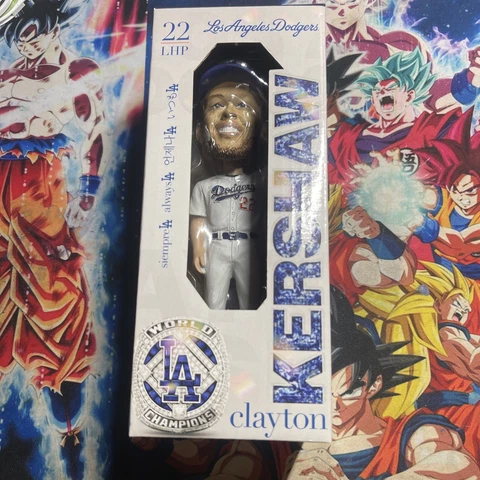 Clayton Kershaw Bobblehead World Series Ring 2022 SGA LA Dodgers Los Angeles Cover