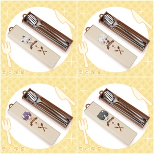 Love and Deepspace Portable Tableware Set Anime Fork Cosplay Spoon Chopsticks - Picture 1 of 8