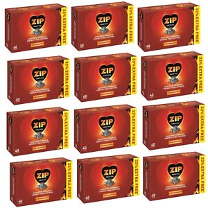 Zip Firelighters 30 Cubes Plus 33% Free Powerful & Long-Burning Energy Block