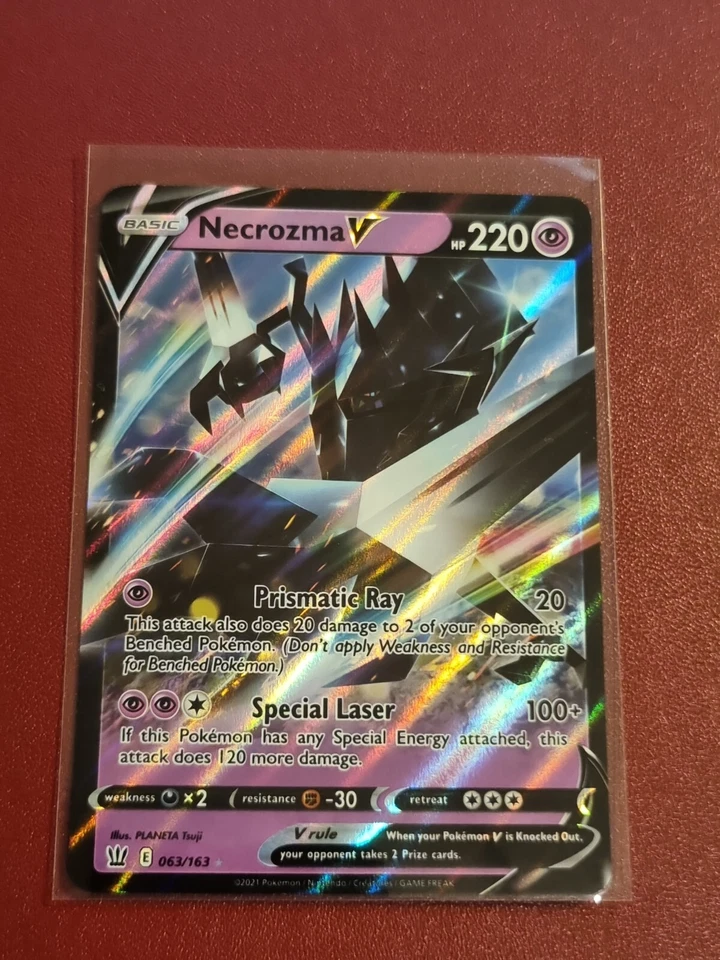 Pokemon Card SWSH Battle Styles Necrozma V 063/163 Rare Holo Foil Shiny - Image 1 of 1