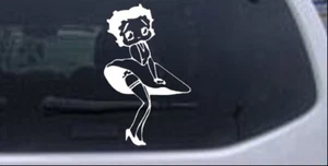 Betty Boop Falda Trasera Coche o Camión Ventana Laptop Calcomanía Adhesiva 2.5X4 - Imagen 1 de 33