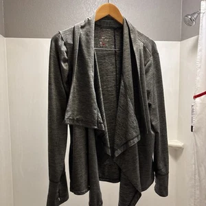 NIKE DRI-FIT YOGA COLLECTION OPEN FRONT DRAPE JACKET WRAP - Picture 1 of 2
