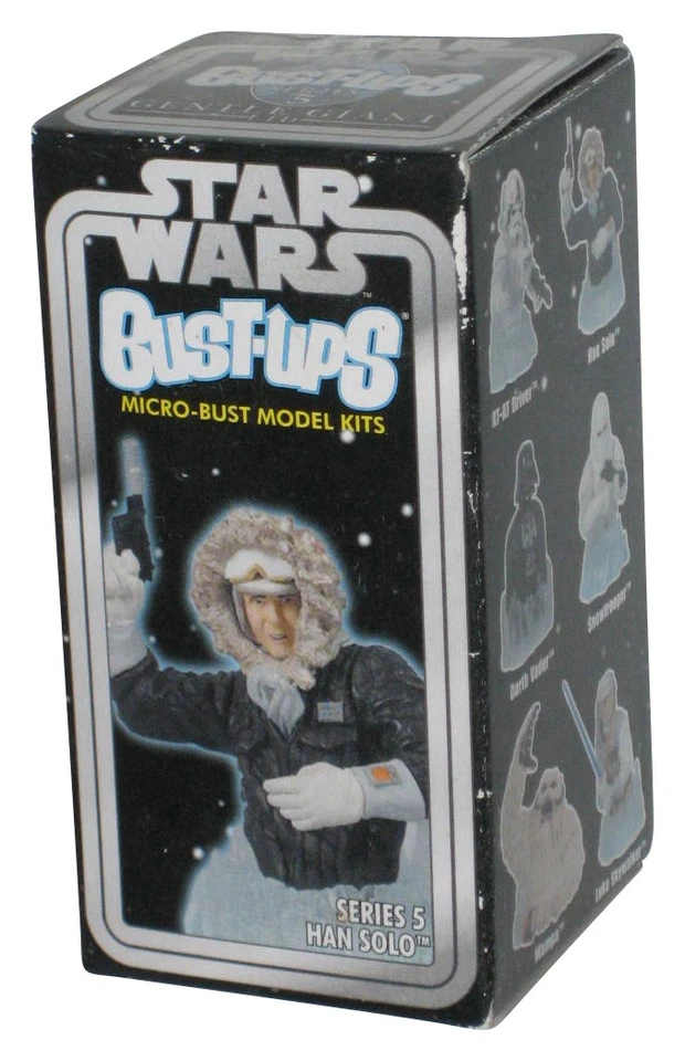 Star Wars Bust-Ups Han Solo Hoth Gear (2005) Gentle Giant Series 5 Micro Busto Mi Foto 1 de 1