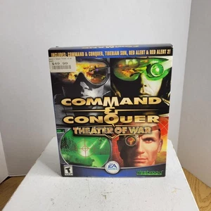 Command & Conquer Theater of War 8 discos caja grande set SELLADO - Imagen 1 de 6