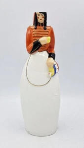 FRENCH ART DECO ROBJ PARIS PORCELAIN LADY DECANTER / BOTTLE c1930 - Picture 1 of 6