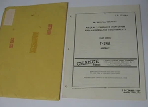 T-34a Technical Guide Aircraft USAF Scheduled Inspection/Maintenance-reprint 62' - Picture 1 of 12