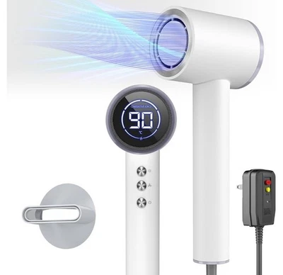 High-Speed Hair Dryer, 1600w - Negative Ion Technology - 360 Swivel Handle - Image 1 of 4