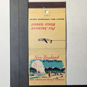 Pan American World Airways San Francisco 1950s Vintage Airplane Matchbook - Picture 1 of 2