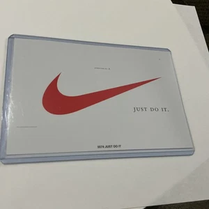 Vintage Nike "Just Do It" Promo #5574 Poster Karte 4 x 6 sehr selten - Bild 1 von 5