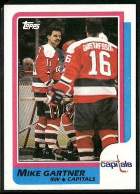 1986-87 Topps #59 Mike Gartner NM+ - Image 1 of 2
