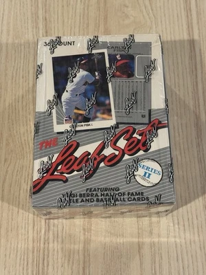 1990 LEAF BASEBALL SERIES 2 FACTORY SEALED  Wax BOX 36 Packs Frank Thomas Rookie - Image 1 of 3