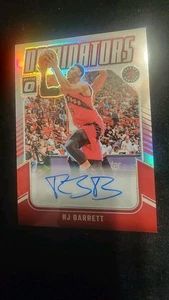 2024-25 Panini Donruss Optic RJ Barrett Dominators Holo Auto/99 Prizm Raptors - Imagen 1 de 3
