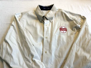 Dr Pepper Langarm Button Up/Down Arbeitshemd Herren L - Bild 1 von 6