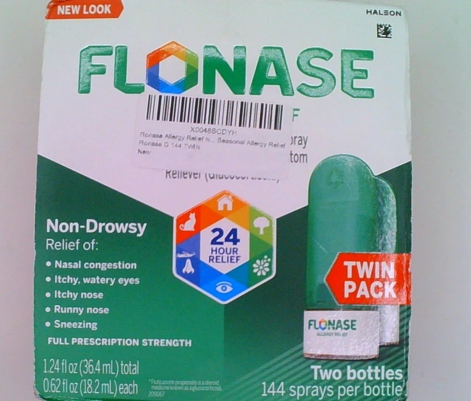 Sprays medidos Flonase Allergy Relief 2x144 26/05 - Imagem 1 de 1