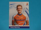 Carte Postale Cycliste   Pieter Weening   Equipe Rabobank   Tour De France