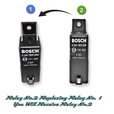 350-Jeep Dodge Diesel 9-Pin Brillant Bougies Relais Bosch 0281003034 4-Zyl. - Image 1 of 4