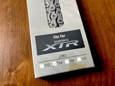 Catena Shimano Dura Ace 7700  CN-7701 Fits for XTR 9 speed  NOS  NUOVA 114 links - Image 1 of 4