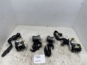 2013 AUDI A7 S7 RS7 C7 OEM FRONT REAR LEFT RIGHT SEAT BELTS BLACK 12-18 - Picture 1 of 17