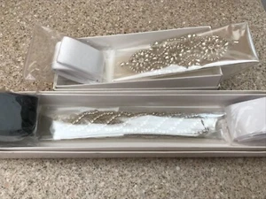 Trlyc Wedding Rhinestone Sash x 2 Wedding Belt Bridal Sash BN Boxed - Picture 1 of 11