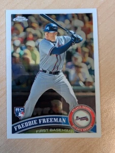 FREDDIE FREEMAN RC 2011 TOPPS CHROME #173 ROOKIE - Picture 1 of 2