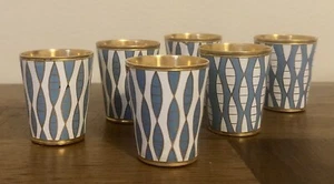 Lot of Russian Enamel Vodka Cup - 1950's Leningrad - USSR Shot Glass - Picture 1 of 10