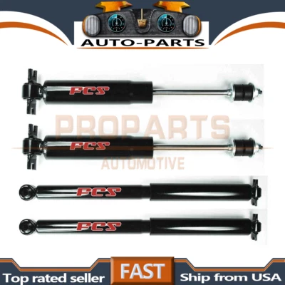 Amortiguadores delanteros traseros Fcs para 88-00 Chevy GMC C1500 2500 3500 RWD Sierra Silverado Foto 1 de 4