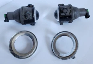 06 07 08 09 OEM LEXUS RX400H DRIVER AND PASSENGER FOG LIGHTS w/CHROME BEZEL SET - Picture 1 of 12