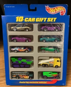 Juego de regalo de 10 autos Hot Wheels 1997 vintage paquete #18476 - NUEVO - Imagen 1 de 2