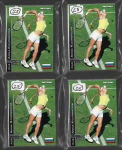(100) 2003 NETPRO INTERNATIONAL ANNA KOURNIKOVA ROOKIE CARD #10 LOT ~ TENNIS - Picture 1 of 2