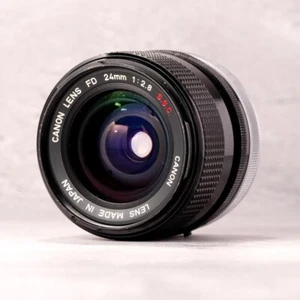[Excelente+5] Canon FD 24mm F/2.8 S.S.C. Lente de enfoque único SSC gran angu... - Imagen 1 de 10