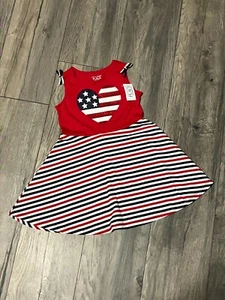 NWT The Children's Place Toddler Girls Americana 4th of July Dress Size 4 4T - Picture 1 of 1