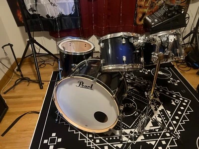 珍珠十年枫木 4 件 kobolt 蓝色褪色 24/12/13/16 — 第 1/4 张图片