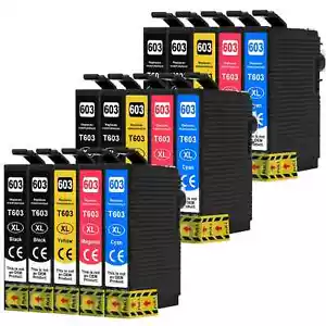 Patronen für Epson 603XL XP 2100 2105 3100 3105 4100 WF-2810 2830 2835 2850 DWF - Bild 1 von 18