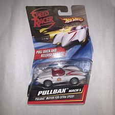 2007 Hot Wheels Speed Racer Pullbax Mach 5 MOC NIP M5940