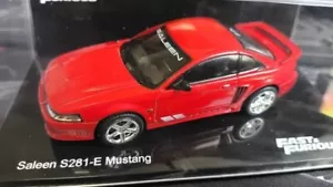 SALEEM S281-E MUSTANG FAST & FURIOUS, ALTAYA DIE CAST, 1:43 NEW UNOPENED BOX - Picture 1 of 5