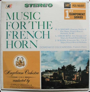 DOMENICO CECCAROSSI - MUSIK FÜR DAS FRANZÖSISCHE HORN Audio Fidelity Stereo versiegelt LP - Bild 1 von 3