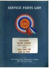 MG MGC & AUSTIN 3-LITRE SALOON 1967-68 FACTORY ENGINE SERVICE PARTS CATALOGUE