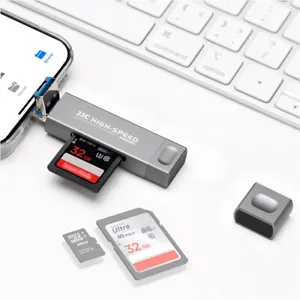 Memory Card Reader USB 3.0 OTG Adapter iPhone Lightning to SD Micro SD SDXC SDHC - Picture 1 of 25