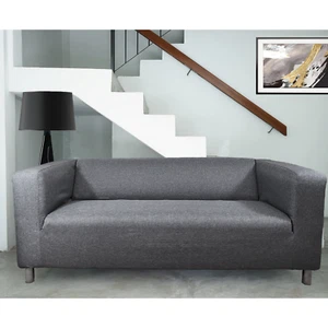 Funda de repuesto para sofá de dos plazas Ikea KLIPPAN calidad tela gris - Imagen 1 de 6