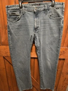 Mavi Jeans Herren 38x30 Denim Hunter Straight Leg Schwarz Freizeit Preppy - Bild 1 von 14