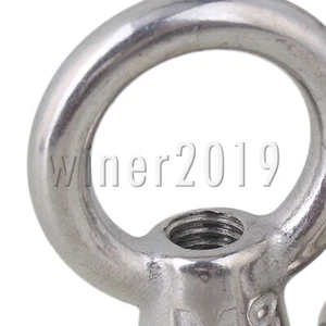 Bulloni occhiellati anello diapositiva filo M8 acciaio inox sollevamento occhielli confezione da 20 - Foto 1 di 4