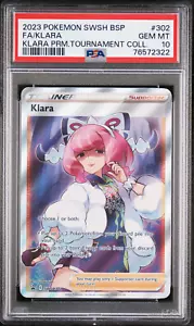 PSA 10 Klara SWSH302 Promo Full Art Trainer Pokemon Card English 2023 - Picture 1 of 1