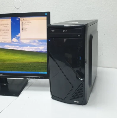 Top Windows XP Gamer PC i5 HD 4x 3,1GHz 256GB SSD 4GB DVD-Brenner Spiel Computer - Bild 1 von 4