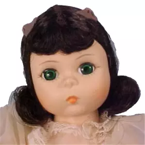 Madame Alexander Scarlett O'Hara Puppe weißes Kleid grüne Schärpe 1982 - 1985 Vintage - Bild 1 von 8