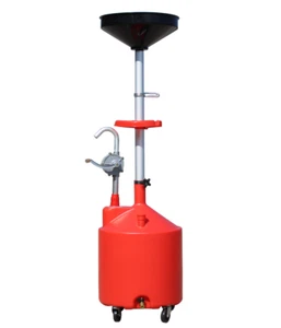 RECUPERATEUR D'HUILE DE VIDANGE 75L AVEC POMPE VIDANGE MANUELLE - Afbeelding 1 van 6